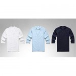 Karlywindow Mens Summer Casual Linen Henley Shirts Long Sleeve Solid Shirt