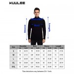 KUULEE Men's Slim Fit Soft Turtleneck Long Sleeve Pullover Lightweight T-Shirt