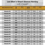 LEE Men’s Henley Short Sleeve T-Shirt | Casual Soft Breathable Cotton Tee | Regular Fit Big and Tall