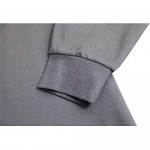 LICHMA FR T-Shirt Men's Flame Resistant Long Sleeve Cotton Knit Henley Base Polartec Powerdry Shirt