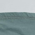 Men's Linen Cotton Henley Shirt - Casual Short/Long Sleeve Hippie Button Up Beach T Shirts -7 Colors