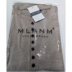 MLANM Mens Casual Slim Fit Basic Henley Short/Long Sleeve Fashion T-Shirt
