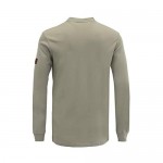 TICOMELA FR Shirts for Men Flame Resistant Shirt NFPA2112/CAT2 7oz Fire Retardant Men's Long Sleeve Henley Shirts