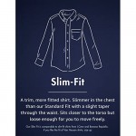 Brand - Goodthreads Men's Slim-Fit Long-Sleeve Band-Collar Oxford Shirt