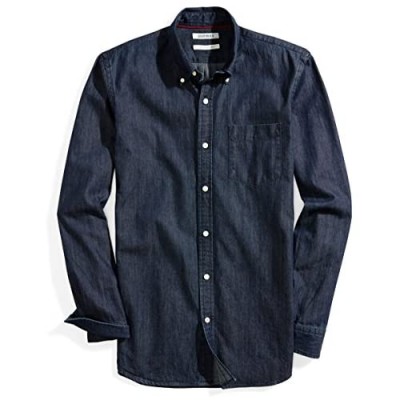  Brand - Goodthreads Men's Slim-Fit Long-Sleeve Denim Shirt