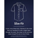 Brand - Goodthreads Men's Slim-Fit Short-Sleeve Band-Collar Oxford Shirt
