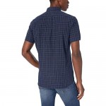 Brand - Goodthreads Men's Standard-Fit Short-Sleeve Plaid Poplin Shirt