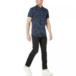 Brand - Goodthreads Men's Standard-Fit Short-Sleeve Printed Poplin Shirt