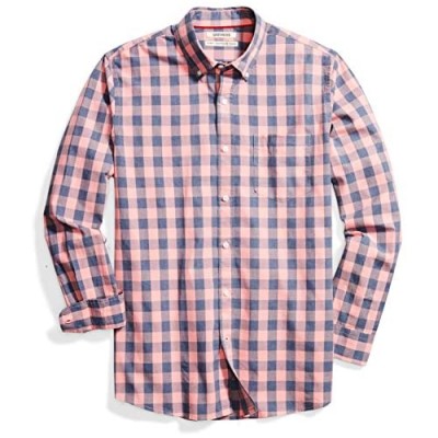  Brand - Goodthreads Standard-Fit Long-Sleeve Plaid Poplin Shirt