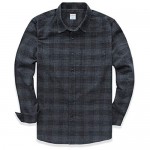 Dubinik Men's Plaid Flannel Long Sleeve Shirts Cotton Casual Shirt Regular Fit