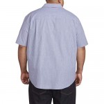Essentials Men's Big & Tall Short-Sleeve Stripe Shirt fit by DXL