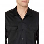 Essentials Men's Long-Sleeve Stain and Wrinkle-Resistant Work Shirt