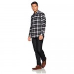 Essentials Men's Regular-fit Long-Sleeve Plaid Flannel Shirt