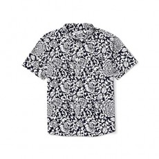  Essentials Men's Standard Big & Tall Short-Sleeve Print Casual Poplin Shirt fit by DXL