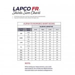 Lapco 850-LARGE-REG Mid-Weight Welder's Shirts 100% Cotton 8.5 oz Large Regular Khaki