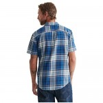 Lucky Brand Men's Short Sleeve Button Up One Pocket San Gabriel Shirt