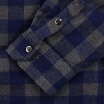 Mens Buffalo Plaid Flannel Insulated Lined Shirt Jacket