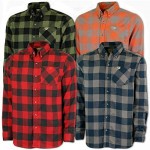 Mossy Oak Flannel Shirt for Men Buffalo Plaid Long Sleeve Mens Flannel Shirts