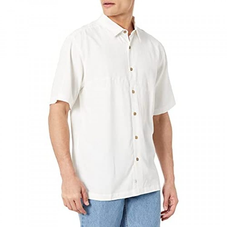 Quiksilver Men's Tahiti Palms 4 Button Up Floral Collared Shirt