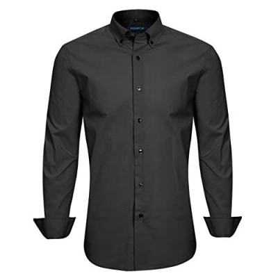 Slim Fit Shirts for Men Long Sleeve and Short Sleeve Button Down Shirts for Men with Large Variety of Colors