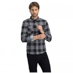 Three Sixty Six Flannel Shirt for Men - Mens Fitted Dry Fit Flannel Work Shirts