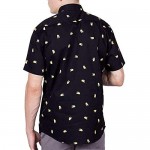 Visive Mens Short Sleeve Button Down Printed Shirts - Over 45 Novelty Prints Sizes S - 4XL