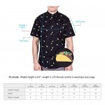 Visive Mens Short Sleeve Button Down Printed Shirts - Over 45 Novelty Prints Sizes S - 4XL