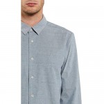 Volcom Men's Oxford Stretch Long Sleeve Button Up Shirt Button Up Shirt
