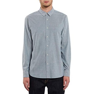 Volcom Men's Oxford Stretch Long Sleeve Button Up Shirt Button Up Shirt