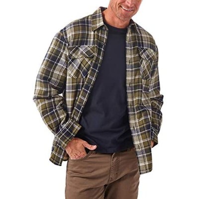 Wrangler Authentics Men’s Long Sleeve Sherpa Lined Shirt Jacket