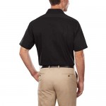 Arrow Men's Short Sleeve Dress Shirt Regular Fit Stretch Solid