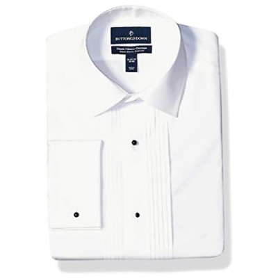  Brand - Buttoned Down Men's Classic Fit Bib-Front Tuxedo Shirt Supima Cotton Easy Care Spread-Collar