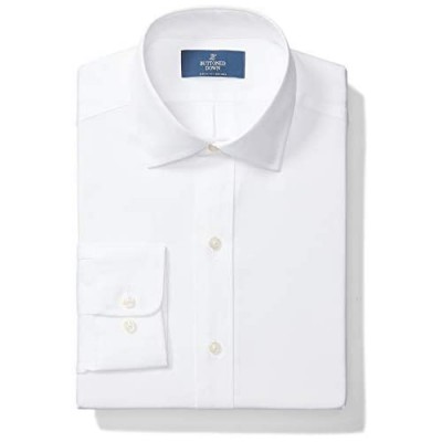  Brand - Buttoned Down Men's Classic-Fit Solid Non-Iron Dress Shirt Pocket Spread Collar