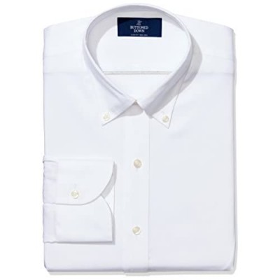  Brand - Buttoned Down Men's Slim Fit Button Collar Solid Dress Shirt