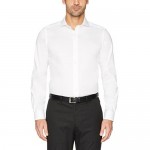 Brand - Buttoned Down Men's Tailored Fit Cutaway-Collar Solid Pinpoint Dress Shirt Supima Cotton Non-Iron