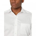 Brand - Buttoned Down Men's Tailored Fit Stretch Twill Dress Shirt Supima Cotton Non-Iron Spread-Collar