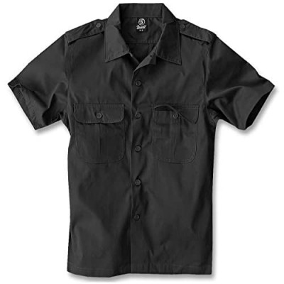 Brandit Men's Shirt 1/2 Black Size M
