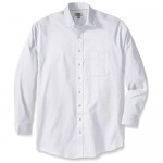 Cutter & Buck Men's Big and Tall Long Sleeve Easy Care Spread Collar Nailshead