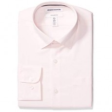  Essentials Men's Slim-fit Wrinkle-Resistant Stretch Dress Shirt