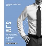 IZOD Men's Dress Shirt Slim Fit Stretch Cool FX Cooling Collar Stripe