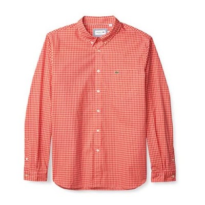 Lacoste Men's Regular Fit Mini Check Poplin Shirt