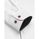 Tinkwell Men's Casual Long Sleeve Shirt Button Down Shirt Cotton Regular fit Dress Shirts