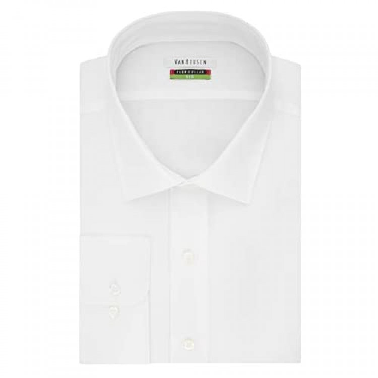 Van Heusen Men's BIG FIT Dress Shirts Flex Collar Solid (Big and Tall)