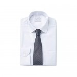 YEZAC Men's Cotton Dress Shirt Regular fit with Chest Pocket Long Sleeve