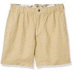 Brand - 28 Palms Men's Relaxed-Fit 7 Inseam Linen Short with Drawstring