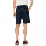 Brand - Buttoned Down Men's Relaxed Fit Pleated 9 Inseam Chino Short Supima Cotton Non-Iron