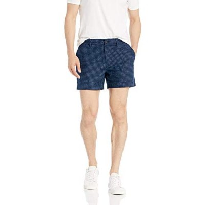  Brand - Goodthreads Men's 5" Inseam Comfort Stretch Linen Cotton Short