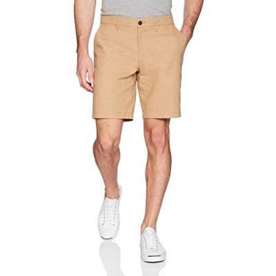  Brand - Goodthreads Men's 9" Inseam Comfort Stretch Linen Cotton Short