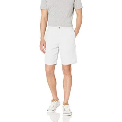  Essentials Men's Classic-fit Flat-Front Linen Short-9"