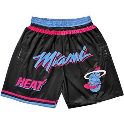 Heat Basketball Jersey Shorts Men's and Women's Retro Jersey Shorts are Suitable for Training Games